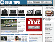 Tablet Screenshot of dslrtips.com